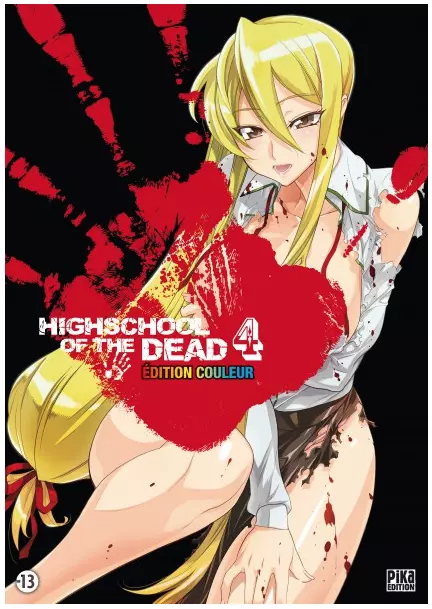 manga High School Of The Dead tome 4 édition Couleur Shoji Sato PIKA Highschool