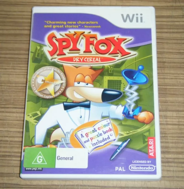 NINTENDO WII GAME - Spy Fox: Dry Cereal $14.99 - PicClick AU