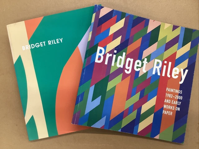 Lot of 2 BRIDGET RILEY ART EXHIBITION CATALOGUE 2000 2007 Ex-Chuck Close Library