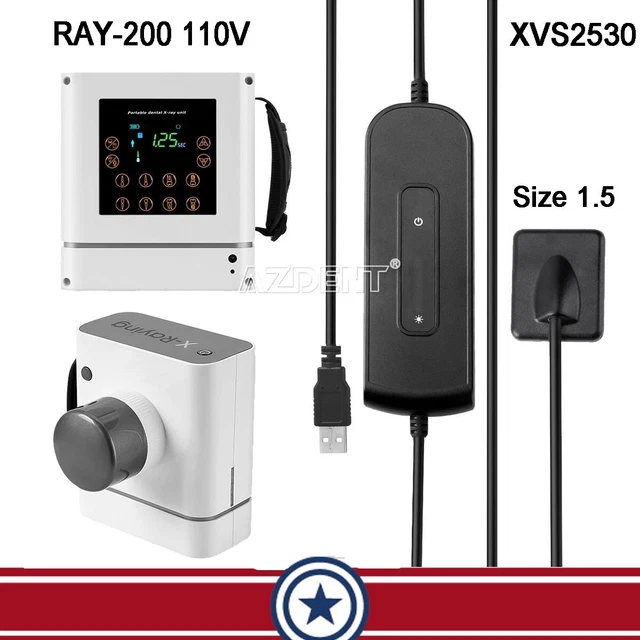 Portable Dental Digital X-Ray Machine /Image System RVG X-Ray Sensor Size 1.5
