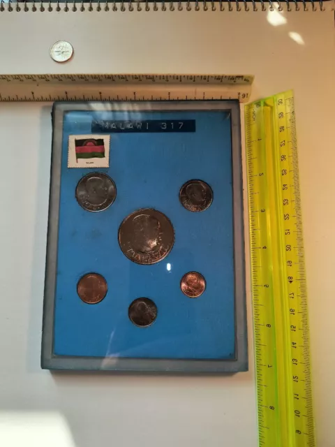 1971 Malawi Six Coin Set UNCIRCUTATED