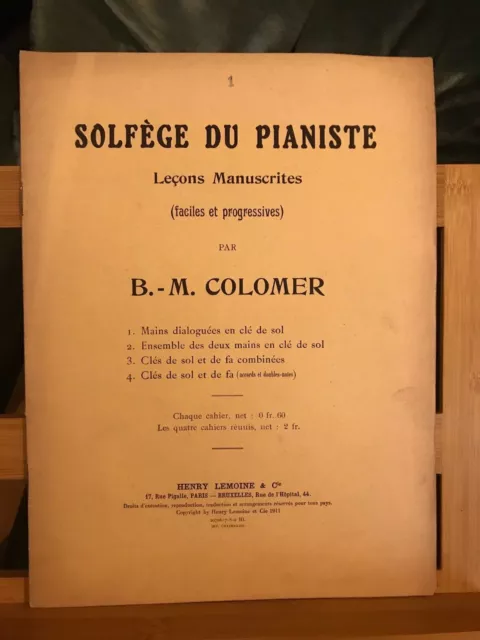 HERVÉ / POUILLARD Receuil De Bach A Nos Jours Volume 1A CD Lemoine EUR  14,90 - PicClick FR