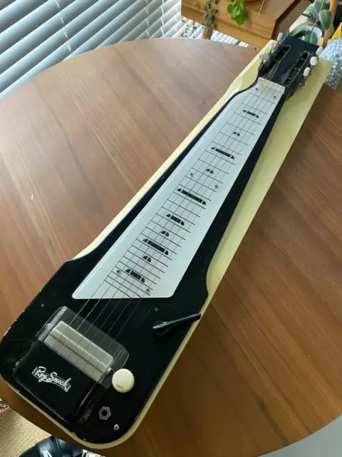 Vintage Usa Harmony Roy Smeck Lap Steel Guitar W/ Bridge Pickup Cover Rare Vintage Usa Harmony Roy Smeck Lap Steel Guitar W/ Bridge Pickup Cover Rare