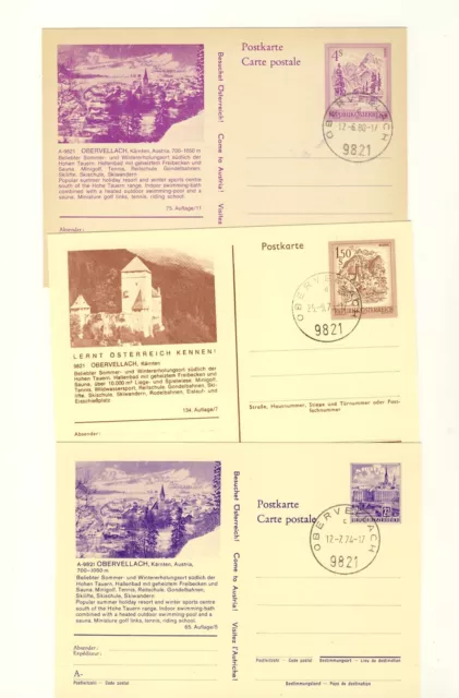 Obervellach - Bildpostkarten - ungelaufen mit Poststempel