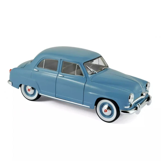Miniature Simca 9 Aronde NOREV - Bleu Gris - Jouet D'Occasion