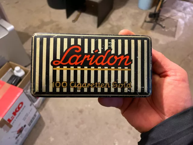 Laridon Cigaretten Lessing & Co. Frankfurt - Antike Zigarettendose um 1920