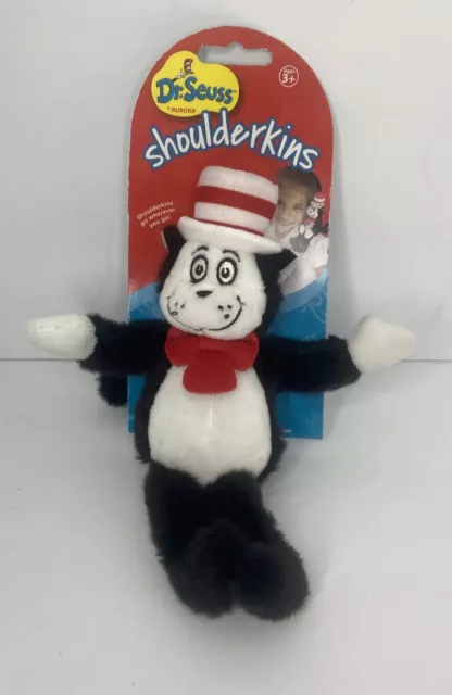 Dr. Seuss Shoulderkins Cat In The Hat Shoulder Pal Stuffed Plush NWT