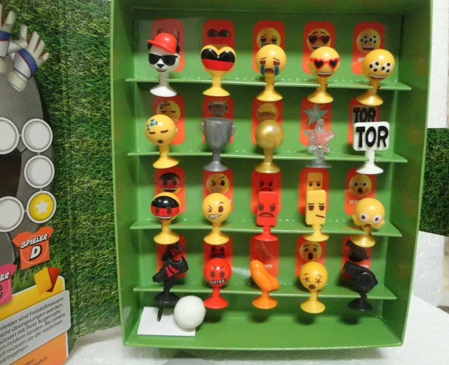 ALDI EMOJI FUSSBALL EM 21 KOMPLETT + Sammelalbum Box Fußball Emojis