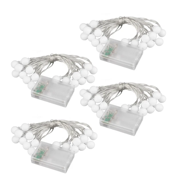 String Light 4 Strings LED String Lights Decorations With Battery