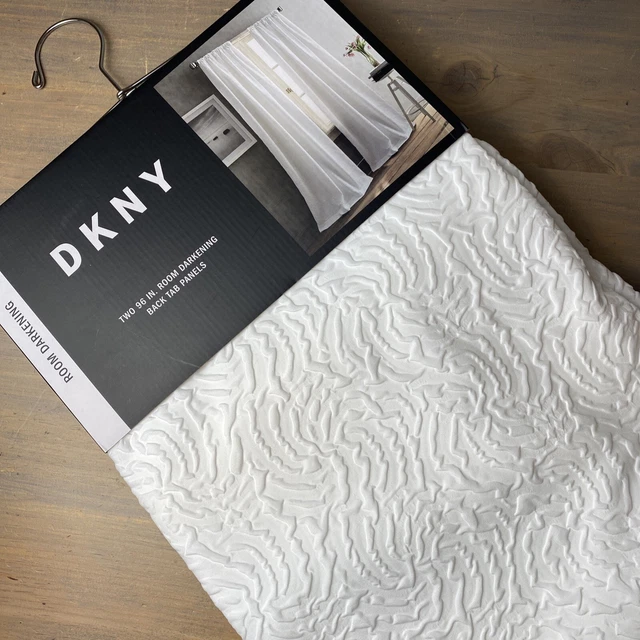 dkny cloud white curtains