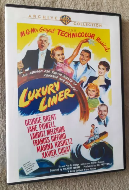 LUXURY LINER (1948) Jane Powell George Brent Warner Archive uk compatible DVD