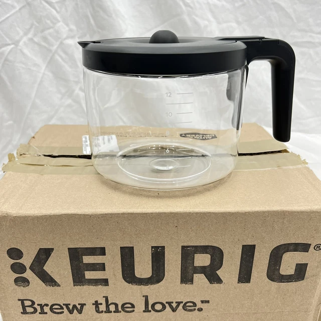 KEURIG KDUO ESSENTIALS Coffee Maker Replacement Glass Pot Carafe 12