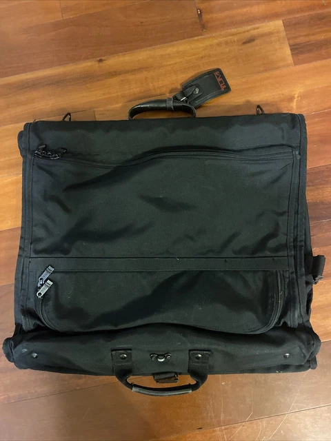 TUMI ALPHA Bi Fold Garment Bag Business Carry On Ballistic Nylon Luggage 228d3 7