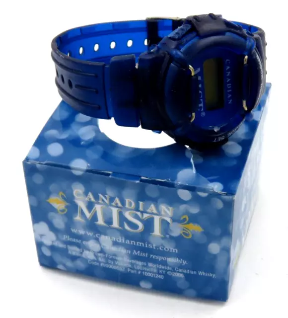 Vintage Canadian Mist Digital Wristwatch Blue Promo 2000