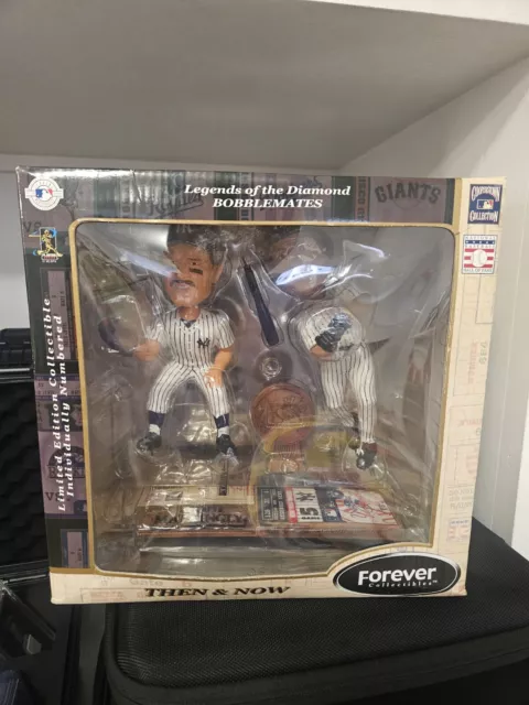 Don Mattingly Derek Jeter Bobblehead Forever Collectibles Limited Edition