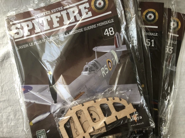 Altaya, Deagostini, construire, build, avion, WW2 Plane, Spitfire, 1/12, n 56