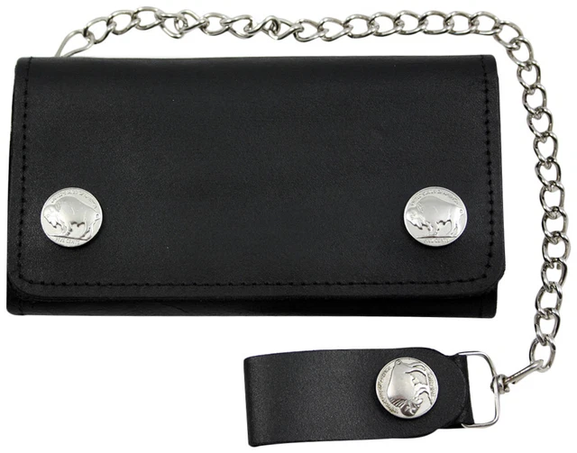 Safekeepers Portafoglio Uomo – Biker - Pelle - Protezione RFID/NFC