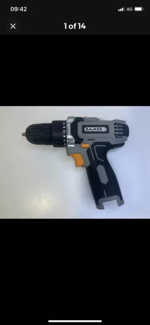 BAUKER 12V LI ION Cordless Drill Driver CTD212W Body Only VGC GWO