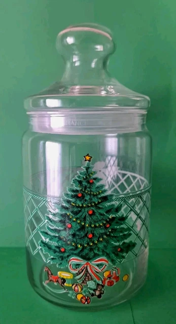 Bocal - Pot en Verre en Forme de Sapin - Idéal pour le Stockage et la Décoration