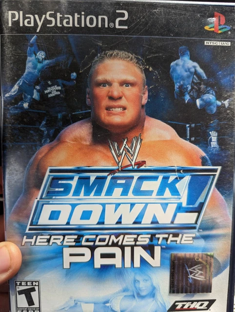 WWE Smackdown Here Comes the Pain PS2 Playstation 2 Video Game Complete Manual