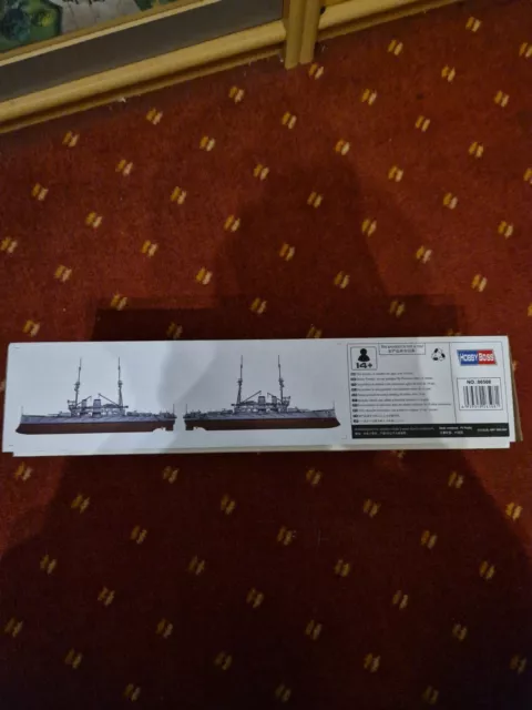 Hobby Boss 1:350 HMS Lord Nelson, graues Plastik, Länge 38,6 cm, Breite 6,9 cm 3