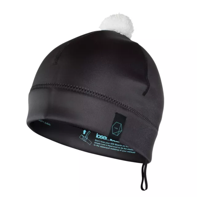 ION Neoprenmütze Neo Bommel Beanie black 2024