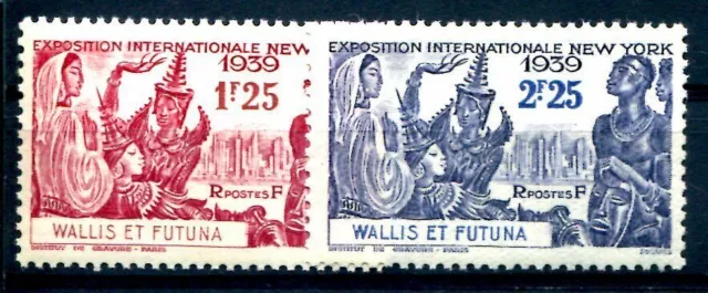 WALLIS et FUTUNA 1939 Yvert 70,71 ** POSTFRISCH(F1628