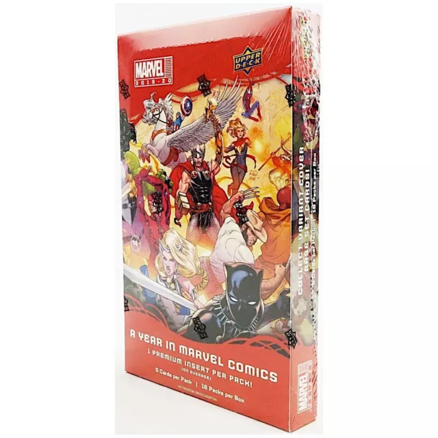 Upper Deck Marvel Comics Annual 2019/20 Trading Cards Factory Sealed Hobby Box