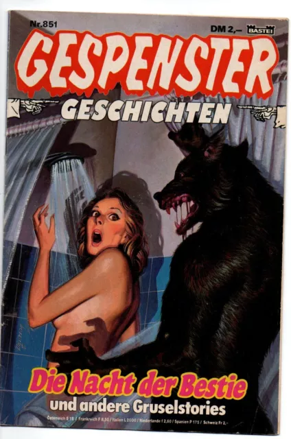 Ghost Stories #851 Night of the Beast (Bastei Comic)