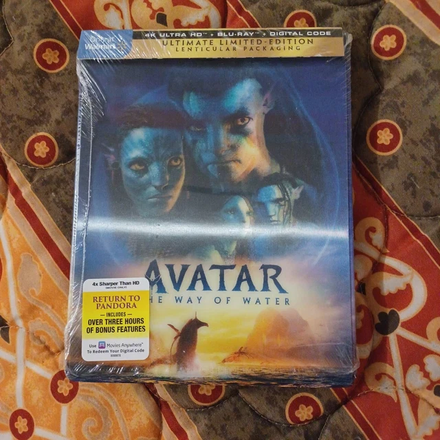 AVATAR THE WAY of water (4k Ultra + Blu-Ray) Esclusiva Walmart NO