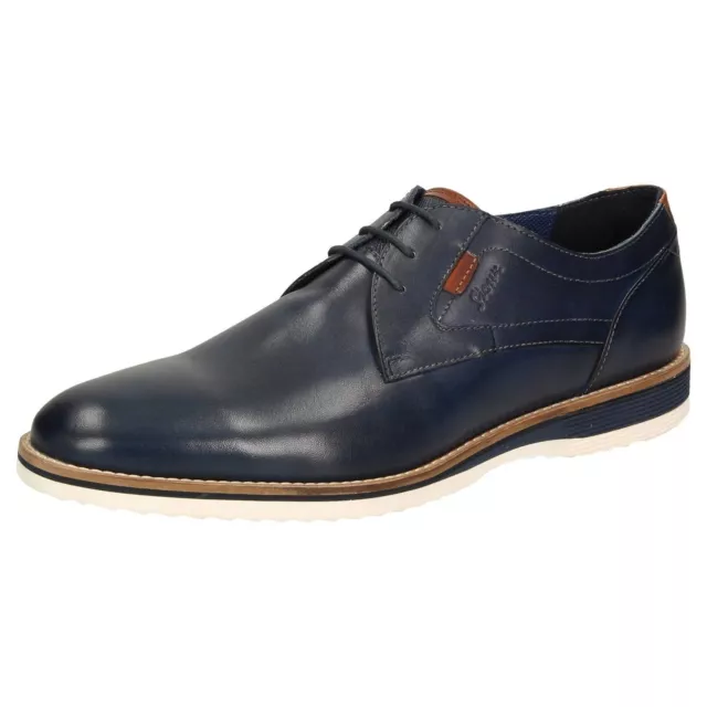 Quintero-700 De Sioux Germany 36502 Hombre Derbys Zapatos Cordones Indaco Azul