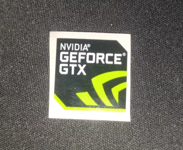 lot of 10x Stickers NVIDIA Geforce GTX