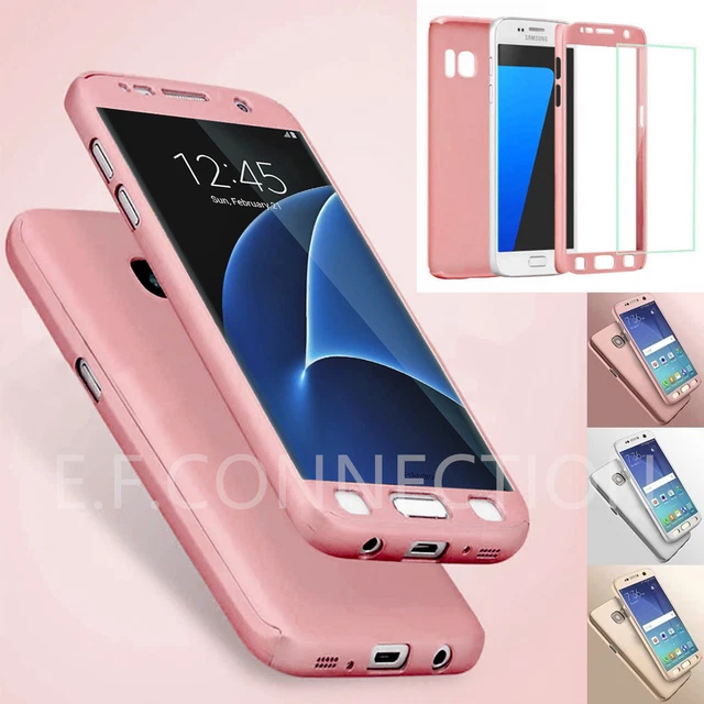 Etui Coque Housse + Verre Trempe Protection Intégrale 360° pour Samsung