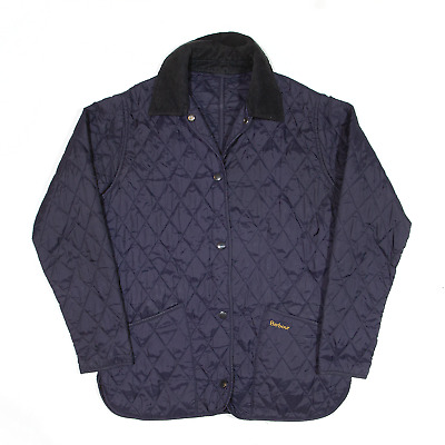BARBOUR Shaped Liddesdale Jacket Blue Quilted Womens S