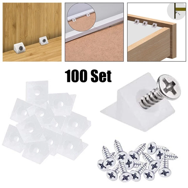 Nuovo Casa Cassetto Fondo Viti Aggiustare Riparazione Supporto Accessori