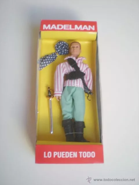 MADELMAN ALTAYA PIRATA PIRATE CORSARIO con Pañuelo Azul y Espada pirate bucanero