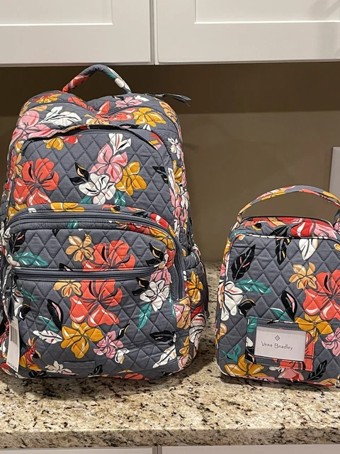 VERA BRADLEY ESSENTIAL Large Backpack Coastal Paradise  display picture 1