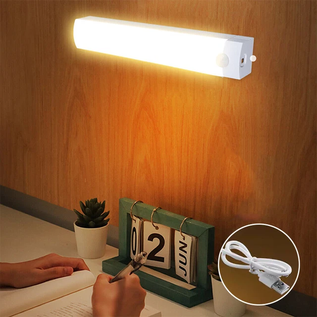 Lampe De Plafond à Capteur De Mouvement Avec 30 Pcs LEDs Luminaire Sans Fil Lampe De Plafond à Piles Pour Couloir Cuisine Chambre Lumière Chaude