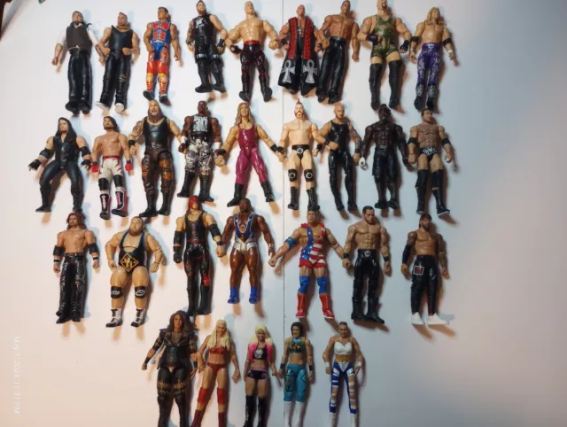 30 WWE Action Figures Lot