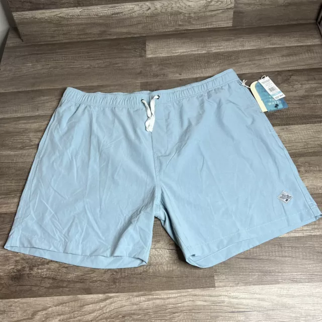 Trunks Surf & Swim Co. Beachwear Stretch Short Blue Men's Size XXXL