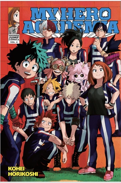 My Hero Academia Manga Volume 4 - English Brand New