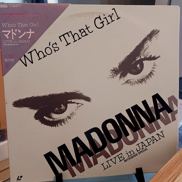 Madonna - Whos That Girl - 12" Laser Disc - Japan w/OBI Madonna - Whos That Girl - 12" Laser Disc - Japan w/OBI