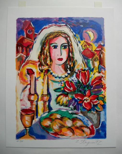 ZAMY STEYNOVITZ - "Bride On Her Wedding Night" - Serigraph - Artist's Proof 8/65 3