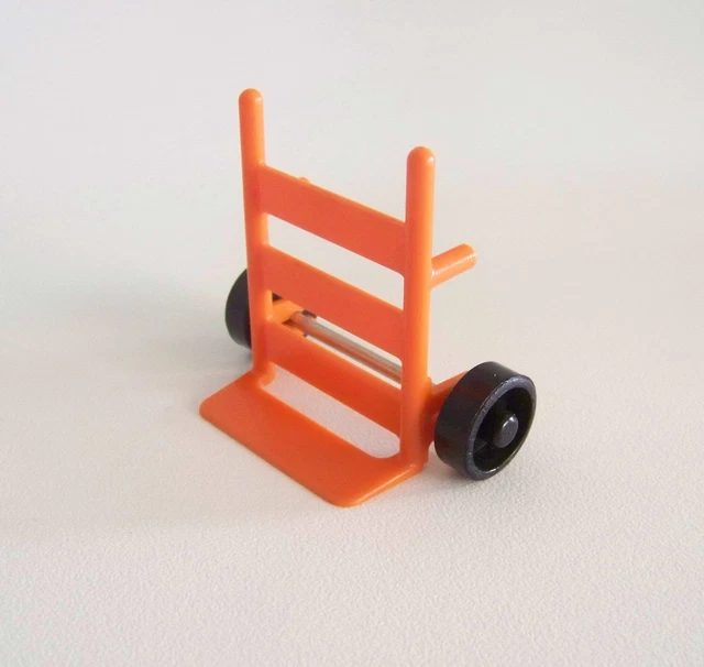 Accessoire Playmobil Diable à Bagages Vert Foncé - Pour Camion 5640, Pièce D'occasion