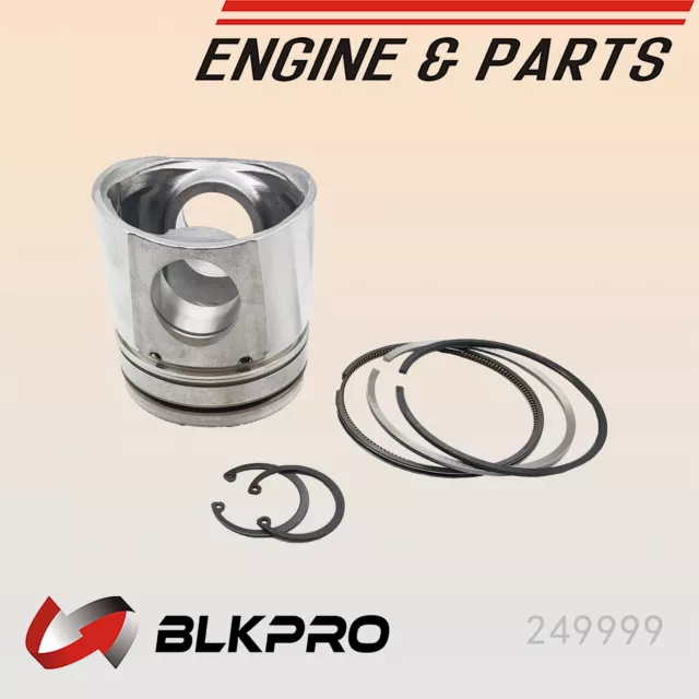 1* Piston & Ring Set Oversize 0.5mm .020" For 5.9L 3.9L 3802564 Cummins 4B Case