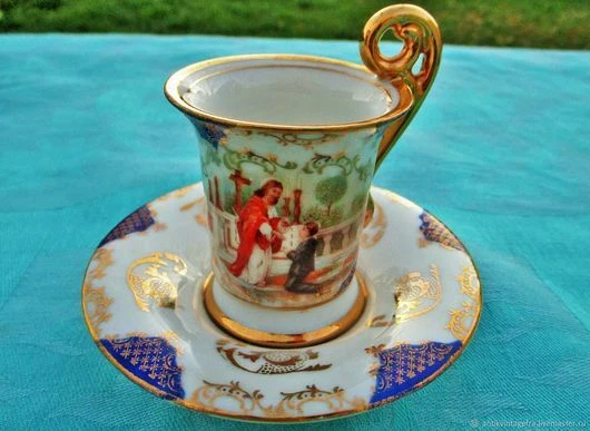 Service a the porcelaine de saxe - Arts de la table
