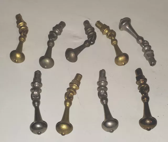 Vintage Lot9 Dangling Drawer Cabinet Door Pull Handles Hardware Knobs No Screws