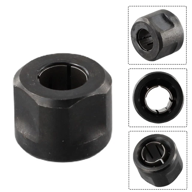 Nuovo Practical Colletto Dado Circolare Router Nero Incisione Rifilatura Per for
