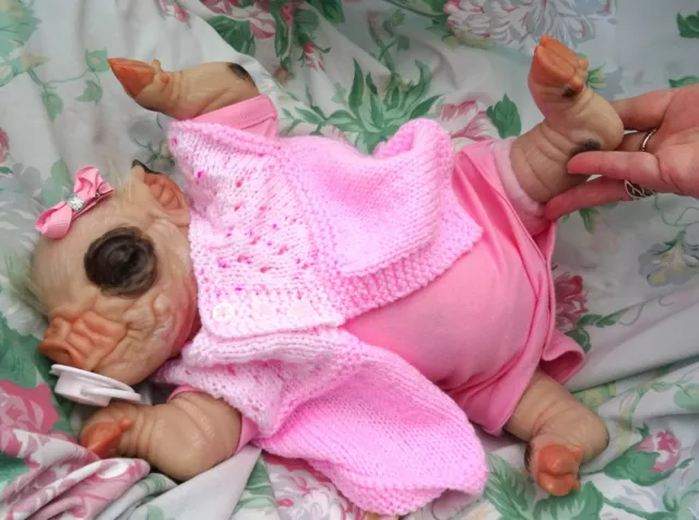 REBORN BABY PIG Petal 17 4lb Musgrove JosyNN Josy Newborn Nursery Xmas Gift 135.00 PicClick UK
