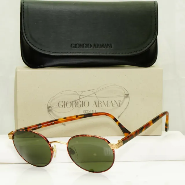 Giorgio Armani 1997 goldbraun Vintage Retro Sonnenbrille Herren Frauen 50 mm 643 832